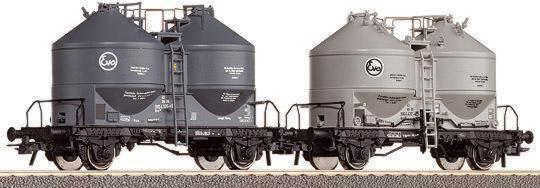 Set of 2 Silo cars "EVA"<br /><a href='images/pictures/Roco/45963.jpg' target='_blank'>Full size image</a>